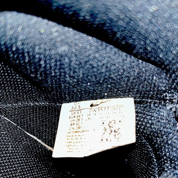 Nike Court Vision Mid Black White 10.5 - Picture 5 of 5